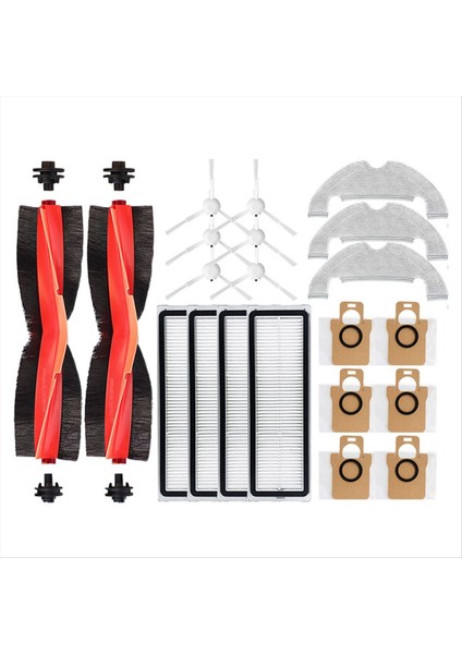 Xiaomi Robot Vakum Için X10 B10 B102GL Yedek Parçalar Yıkanabilir Ana Yan Fırça Hepa Filtre Mop Bez Toz Çanta (Yurt Dışından)