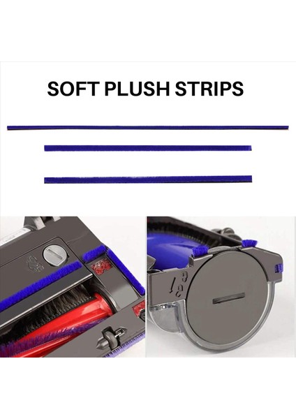 3pcs Dyson V6 V6 V7 V8 V11 V11 Vakum Süpürge Yumuşak Silin (Yurt Dışından) fırsatları
