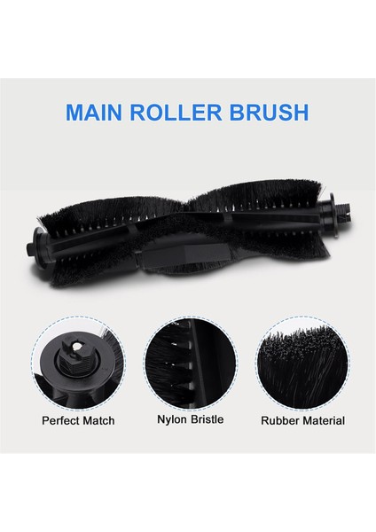 Medıon X20 Sw+ /md 11415 11450 Robot Elektrikli Süpürücü Ana Yan Fırça Hepa Filtre Mop Bez Tuz Torbası Yedek Parçaları (Yurt Dışından) modelleri