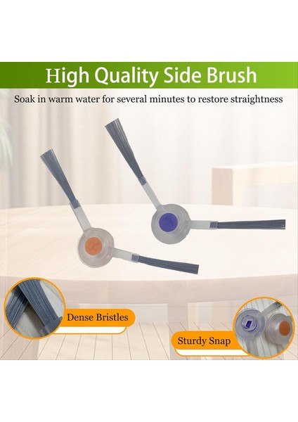 Narwal Freo Z Ultra Robot Süpürge Aksesuarları Yedek Parçaları Ana Yan Fırça Hepa Filtre Paspas Bezi Toz Torbaları (Yurt Dışından) modelleri