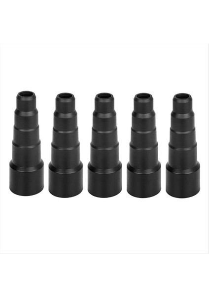 Evrensel Vakum Hortum Adaptör Dönüştürücü 50/42/34/30/23MM Siyah Yumuşak Kauçuk Yuvarlak Emme Hortum Dönüştürücü Kuru Islak Kullanım (Yurt Dışından)