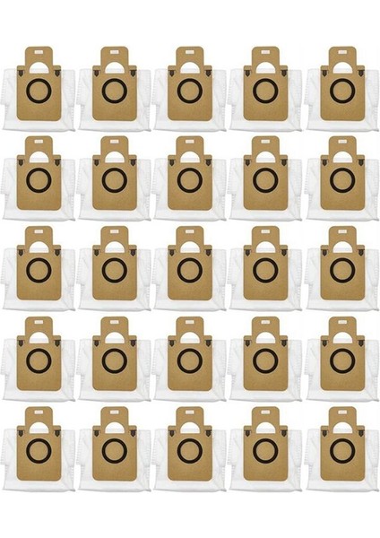 Dreame Bot D10 Için 25PCS Plus Toz Torbası Aksesuarları Robot Elektrikli Temizleyici Vakum Torbası Çöp Torbası Yedek Parçaları (Yurt Dışından)