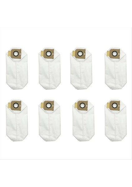 Dreame Z10 Istasyonu / H30 Combo Istasyonu Için Robot Vakum Temizleyici Toz Çanta Aksesuarları Yedek Yedek Parçalar 8 Pcs (Yurt Dışından)