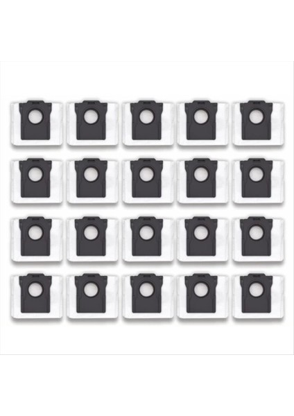 20PCS Dreame Bot Için Dokuma Toz Çantası X30PRO Ultra X30PRO Plus Robot Vakum Süpürge Çöp Torbası Yedek Parçaları (Yurt Dışından)