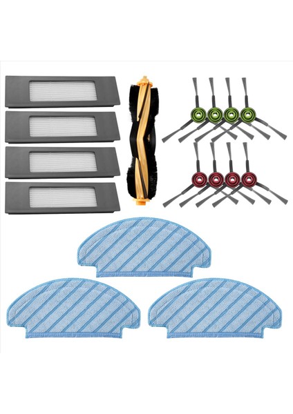 Temizlik Bez Fırçası Filtre Aksesuarları Yedek Parçalar Ecovacs Deebot N8 Pro N8 Pro+ Vakum Süpürge Robotu (Yurt Dışından)