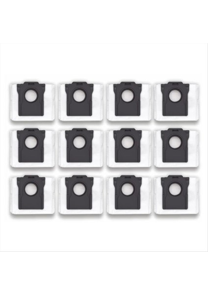 12 Adet Dreame Botu X30PRO Ultra X30PRO Artı Robot Vakum Temizleyici Çöp Torbası Yedek Parçaları Için (Yurt Dışından)