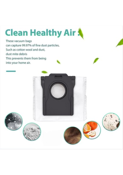 12 Adet Dreame Botu X30PRO Ultra X30PRO Artı Robot Vakum Temizleyici Çöp Torbası Yedek Parçaları Için (Yurt Dışından) fiyatları