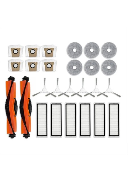 Dreame W20 Pro / W20 Pro Ultra Fırça Hepa Filtresi Mop Pad Toz Çantası Yedek Parçalar Aksesuarları (Yurt Dışından)