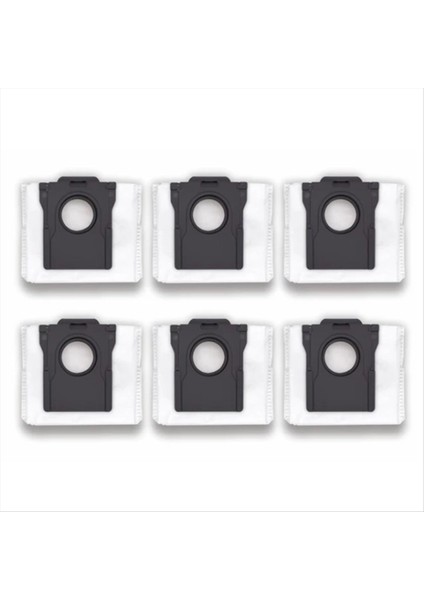 6pcs Dreame Bot Için Dokuma Toz Çantası X30PRO Ultra X30PRO Plus Robot Vakum Süpürge Çöp Torbası Yedek Parçaları (Yurt Dışından)