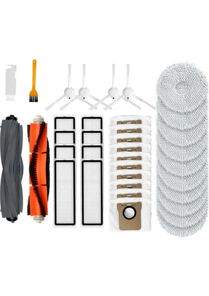 Xiaomi Mijia Için Omni B101CN All-In / L10S Ultra / Dream S10 / S10 Pro Parça Ana Yan Fırça Hepa Filtre Mop Bezi (Yurt Dışından)