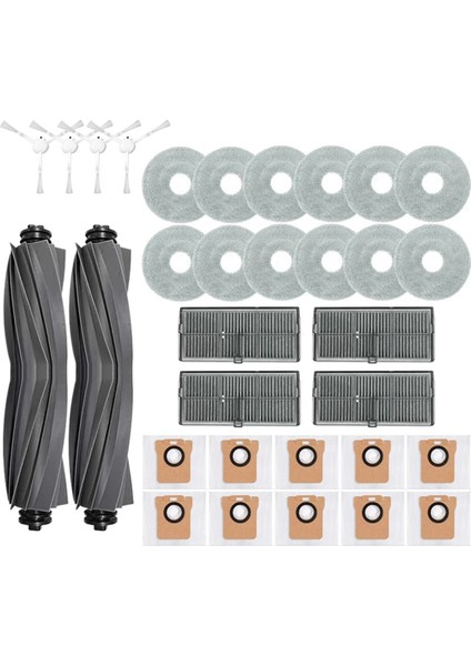 Xiaomi Mijia M30S Için D103CN Robot Elektrikli Süpürücü Ana Yan Fırça Hepa Filtre Toz Torbası Mop Bezi Yedek Parçalar (Yurt Dışından)