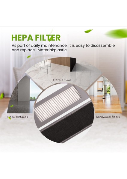 Ecovacs Deebot Ozmo T5/N8/N5/T8/DV35/DJ65/T9 Süpüren Robot Aksesuarları Hepa Filtre Pamuk (Yurt Dışından) indirimleri