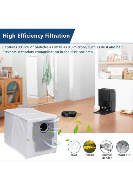 14 Paket Toz Torbaları Roborock Q Revo Robot Elektrikli Süpürge Büyük Kapasiteli Tek Kullanımlık Torba Replasman (Yurt Dışından) indirimleri