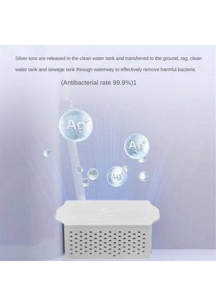 Narwal Freo x Ultra/j4 Robot Ag+ Sterilizasyon Gümüş Iyon Modülü Su Tankı Köpük Filtresi Vakum Temizleyici Aksesuarları, B (Yurt Dışından) indirimleri