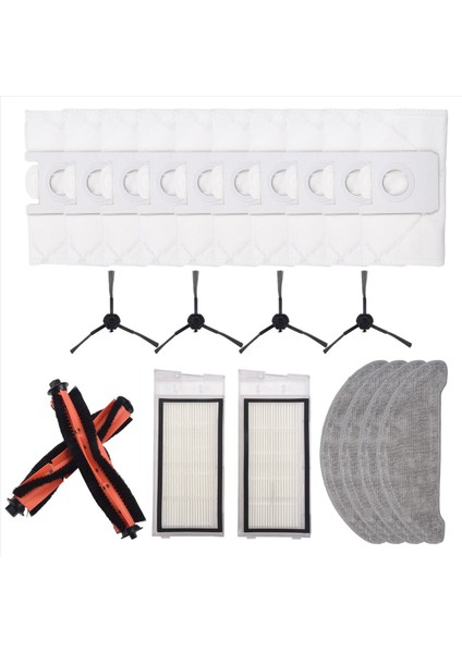 Yuvarlanan Yan Fırça Hepa Filtre Mops Bezleri Xiaomi Roidmi Eve Için Toz Çantaları Plus Robot Vakum Süpürge Parçaları (Yurt Dışından) modelleri