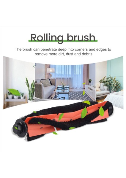 Yuvarlanan Yan Fırça Hepa Filtre Mops Bezleri Xiaomi Roidmi Eve Için Toz Çantaları Plus Robot Vakum Süpürge Parçaları (Yurt Dışından) indirimleri