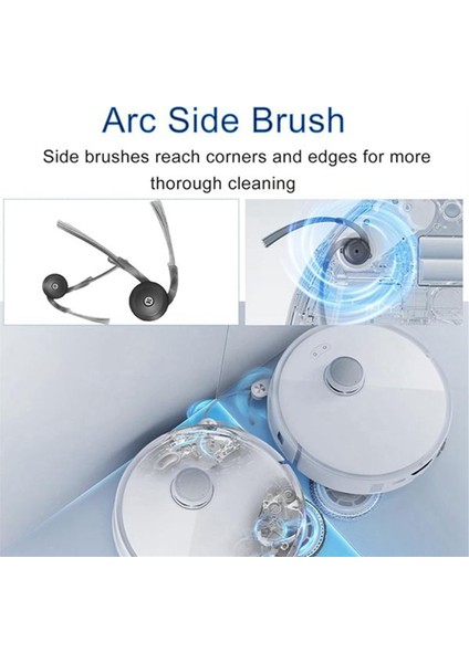 Roborock Qrevo Curv /P20 Pro Robot Vakum Ataşmanları Ana Yan Fırçalar Toz Torbaları Paspas Pedleri Filtreler Yedek Parçalar (Yurt Dışından) modelleri