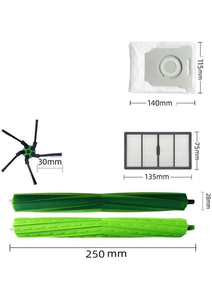 Irobot Roomba S9+ (9550) S9 9550 Robot Vakum Temizleyici Aksesuarları Kiti Için Yedek Parçalar (Yurt Dışından) fırsatları