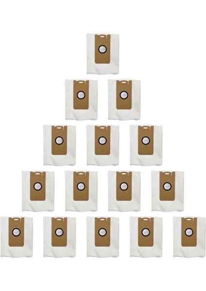 15PCS Lydsto W2 Için Toz Torbası Robot Vakum Temizleyici Toz Çanta Aksesuarları Temizleyici Yedek Parçalar Değiştirilebilir Parçalar Aksesuarlar (Yurt Dışından)