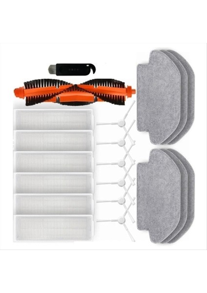 Xiaomi Robot Vakum S10 S10 S12 B106GL Vakum Süpürge Parçaları Ana Yan Fırçalar Filtreler Paspas Pedleri (Yurt Dışından)