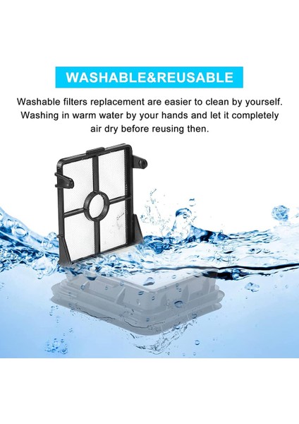 Bissell Crosswave Vakumu Için Yedek Filtre 1866 1785 2554A 2306 2306A 2554 1785A 1608684 Filtresini Değiştir (Yurt Dışından) modelleri