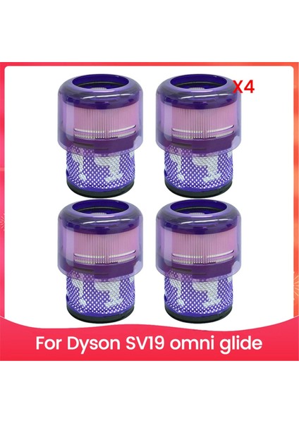 4pcs Vakum Filtre Elemanı Dyson SV19 Omni Glide Vakum Süpürgeleri Aksesuarları Yedek Parçalar (Yurt Dışından)
