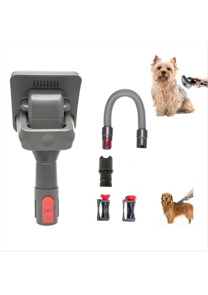 Dyson V7 V7 V8 V10 V11 V15 Mutlak Hayvan Tetikleyici Vakum Pet Fırçası Uzatma Hortumu ile Tımar Için Köpek Kedi Fırçası (Yurt Dışından) fiyatları