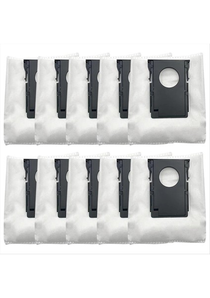 10PCS Eureka J20 Robot Vakum Süpürge Yedek Toz Torbaları Için Midea W20 W20 Pro Için Vacuma Seğricı Torguları (Yurt Dışından)
