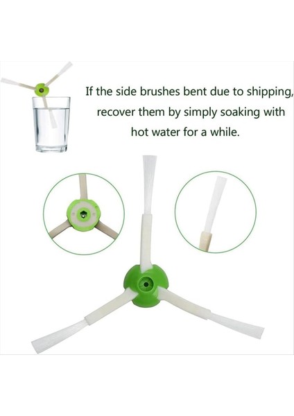 Irobot Roomba Combo J7+ J9+, Aksesuarlar Için Yedek Parçalar 1 Set Lastik Fırçalar, Filtreler, Yan Fırçalar (Yurt Dışından) fiyatları