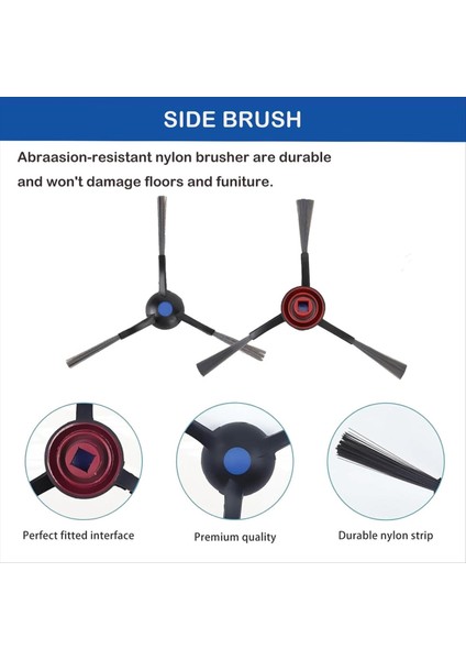 Ecovacs Deebot T30S/ T30S Combo Robot Vakum Süpürge Aksesuarları Kiti Için Yedek Parçalar (Yurt Dışından) fiyatları