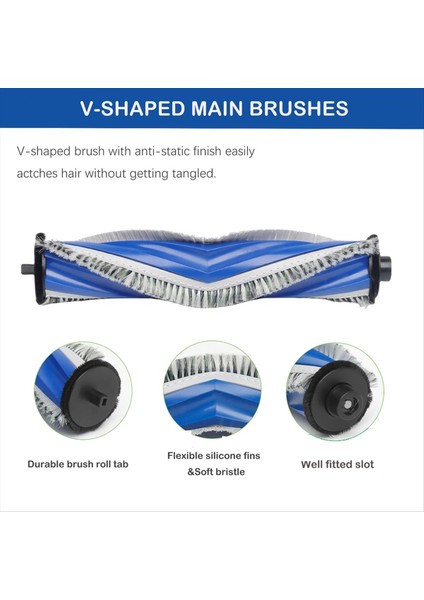 Ecovacs Deebot T30S/ T30S Combo Robot Vakum Süpürge Aksesuarları Kiti Için Yedek Parçalar (Yurt Dışından) indirimleri