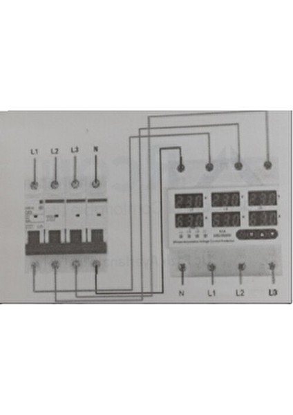 Rcv 04RAY Tipi Trifaze Akım Koruma
