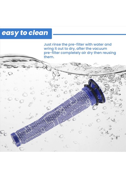 2 Paket Değiştirme Dyson Için Dyson Vakum Filtresi Için Ön Filtreler V6 V6 V7 V8 DC59 DC58 Bölüm 965661 01 (Yurt Dışından) indirimleri