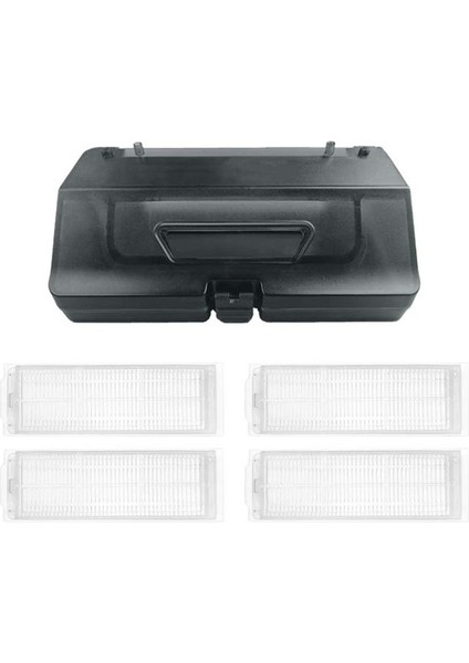 Xiaomi Mi Robot Vakum Mop 2s Robot Vakumları 2 Içerik 1 Su Deposu Toz Kutusu Yedek Parça Aksesuarı (Yurt Dışından)