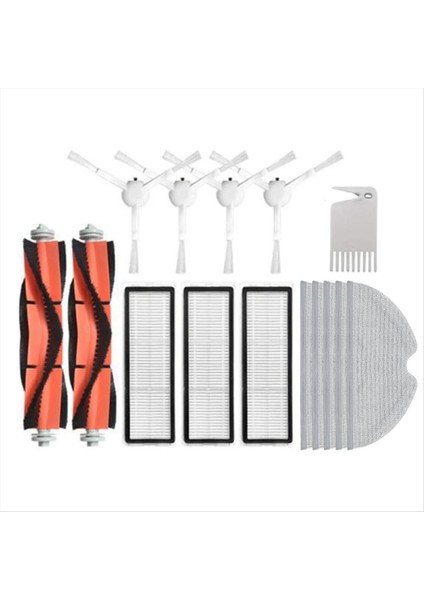 Yan Fırça + Hepa Filtresi + Xiaomi 1c Sweeper Robot Vakum Mop C1 Aksesuarları (Yurt Dışından)