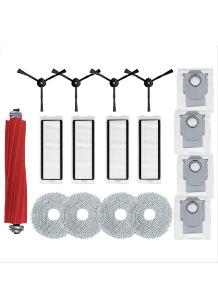 Roborock Qrevo S/qrevo Pro/qrevo Maxv Robot Vakum Ana Silindir Yan Fırça Hepa Filtre Paspaslı Bez Toz Çantası (Yurt Dışından) indirimleri