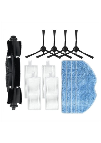 Honor Seçimi Için R2 / R2 Plus Robot Vakum Süpürge Solma Yan Fırçası Hepa Filtre Mop Kumaşları Raç Aksesuarları Yedek Kit (Yurt Dışından)