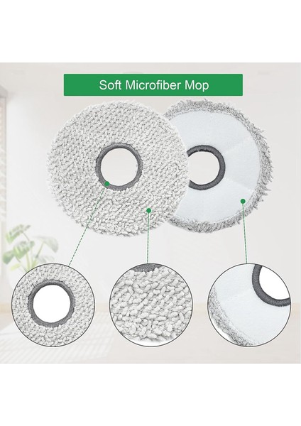 Ecovacs Deebot X5 Omnı / X5 Pro Vakum Süpürge Yedek Parça Ana Yan Fırça Hepa Filtre Mop Bez Torbaları (Yurt Dışından) fırsatları