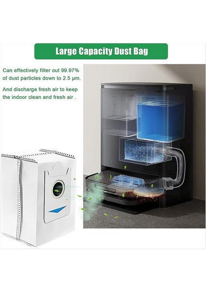 Ecovacs Deebot X5 Omnı / X5 Pro Vakum Süpürge Yedek Parça Ana Yan Fırça Hepa Filtre Mop Bez Torbaları (Yurt Dışından) indirimleri