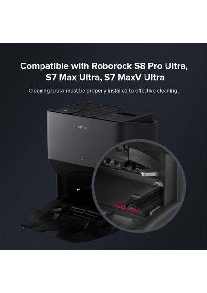 Roborock S7 Max Ultra / S7 Maxv Ultra / S7 Pro Ultra Temizleme Tank Filtresi Temizleme Fırçası Ön Teker (Yurt Dışından) fırsatları