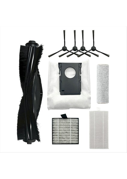 Mıdea W20 Robot Vakum Süpürge Ana Yan Fırça Hepa Filtre Aksesuarları Yedek Yedek Parçalar (Yurt Dışından)