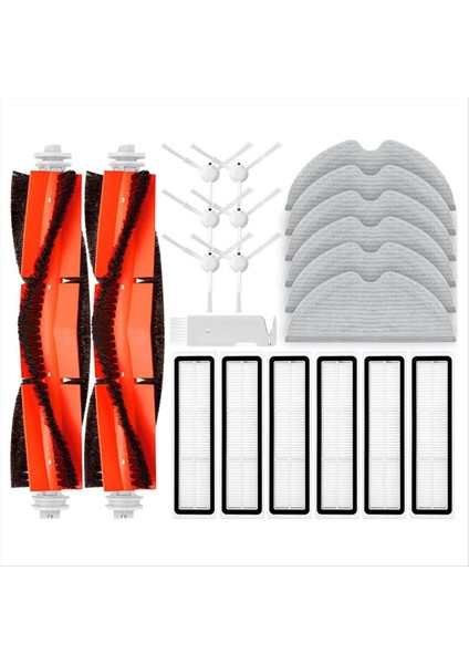 Xiaomi Dreame D9, D9 Max, Bot L10 Pro, Troover Lds Bulucu Aksesuarları Ana Yan Fırça Hepa Filtre Mop Kumaş Parçaları (Yurt Dışından)