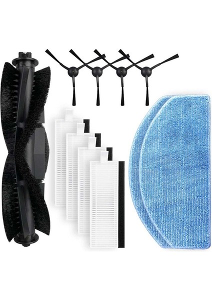 Tikom G8000 / G8000 Pro / Honiture Için G20 Roller Ana Yan Fırça Hepa Filtre Mop Bezleri Rag Robot Vakumları Yedek Parçalar (Yurt Dışından)