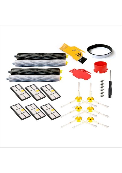 Irobot Roomba Için 980 990 900 896 886 870 865 866 800 Vakum Hepa Filtre Ana Yan Fırçası Değiştirme Temizleyici Aksesuarları (Yurt Dışından)