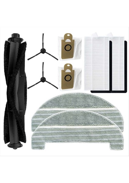Ihome Autovac Nova Self Self Roller Yığın Filtre Mop Kumaşları Toz Çanta Robot Vakumları Yedek Parça Aksesuar Kiti (Yurt Dışından) fiyatları
