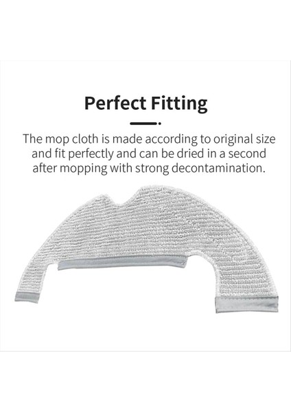 21PCS Xiaomi Dreame Bot D10 Için Aksesuar Kiti Plus RLS3D Robot Vakum Ana Yan Fırça Hepa Filtre Toz Torbası Mop Rag (Yurt Dışından) indirimleri