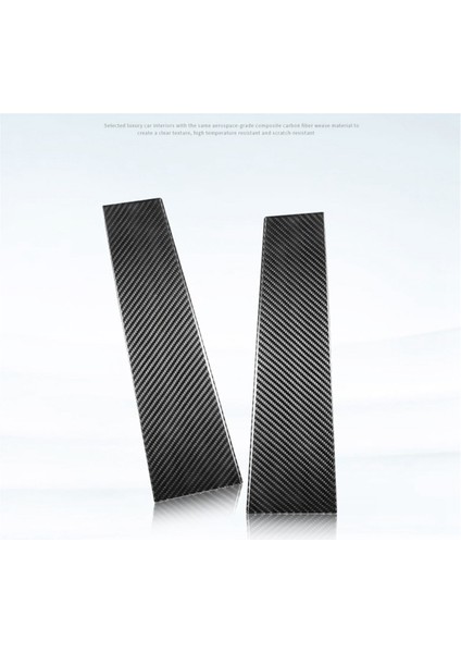 Araba Pencere Kapısı Sütunu B Sütun Post Fiat Için Döşeme Çıkartmaları 500 08-23 Abarth 595 12-23 Yumuşak Karbon Fiber Aksesuarlar (Yurt Dışından) indirimleri