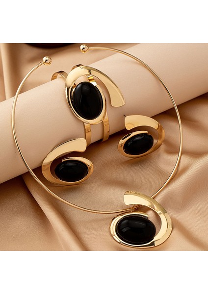 Model, Özel Tasarım, A Tılı, Moda, Düzensiz Harfli E Alaşım Küpe, Kolye, Bileklik ve Küpe Seti (Yurt Dışından) fırsatları