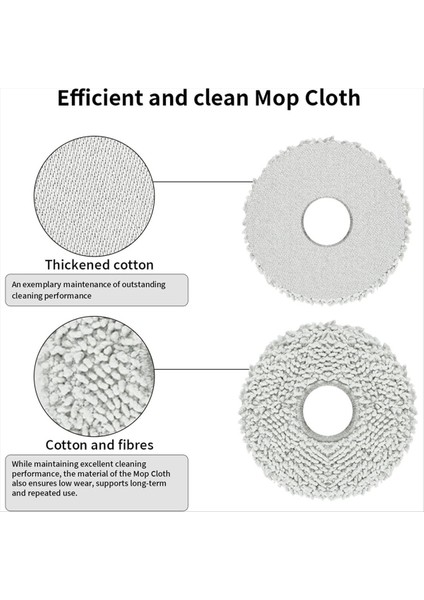 Ecovacs Deebot T30S/ T30S Combo Robot Vakum Ana Yan Fırça Paspas Pedleri Hepa Filtre Toz Torbaları Aksesuarlar (Yurt Dışından) indirimleri