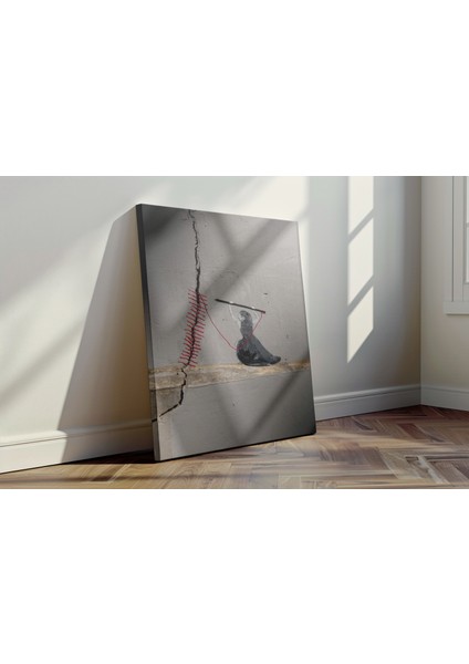 Dikişli Duvar - Kanvas Tablo - Kavramsal Sanat Onarım Temalı Modern Duvar Dekoru fırsatları